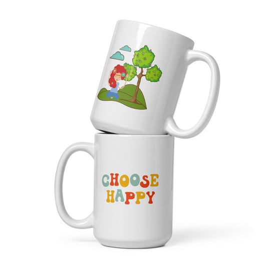 Choose Happy Hippie Mug